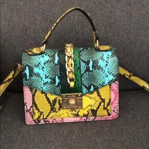 Aldo snake skin bag